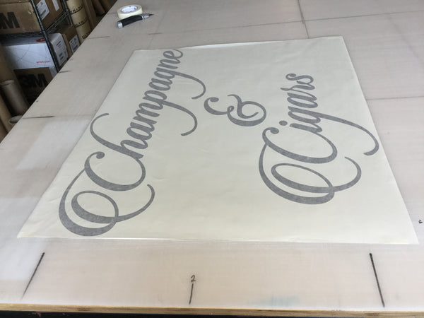 Adhesive Vinyl Decals