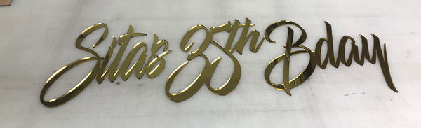 Custom Name Sign