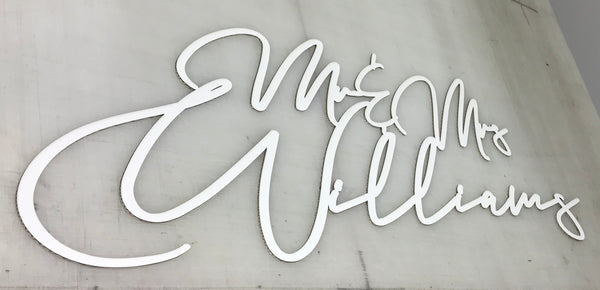 Custom Name Sign