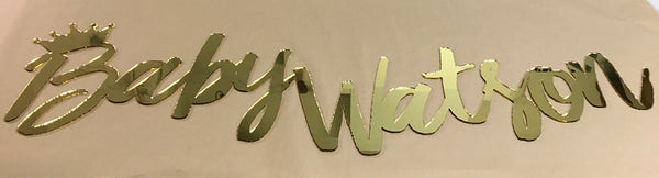 Custom Name Sign