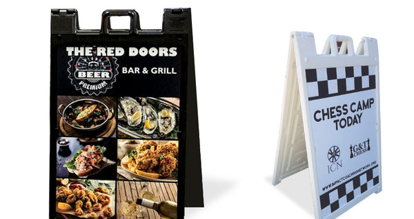 A-Frame Sidewalk Sign
